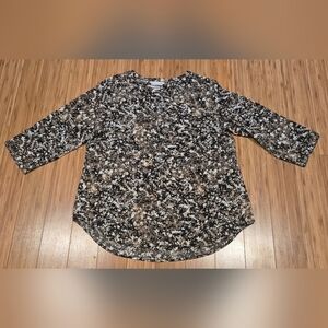NWOT Christopher & Banks Floral Top